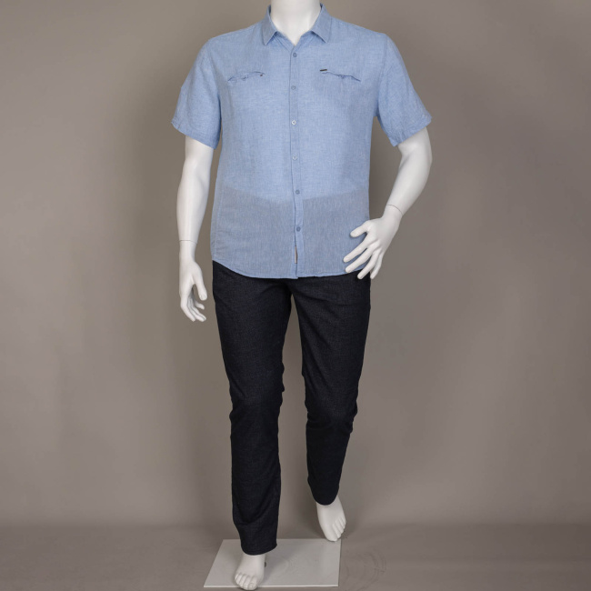 Сорочка к.р. Jean Piere св. синий