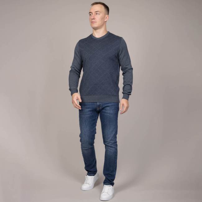 Джемпер Tony Montana индиго меланж