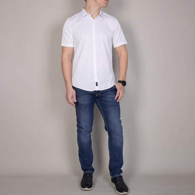 Сорочка к.р. Black Stone белая