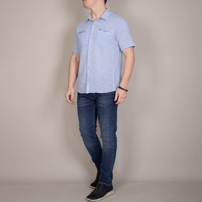 Сорочка к.р. Jean Piere синий