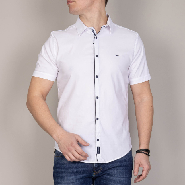 Сорочка к.р. Black Stone белая