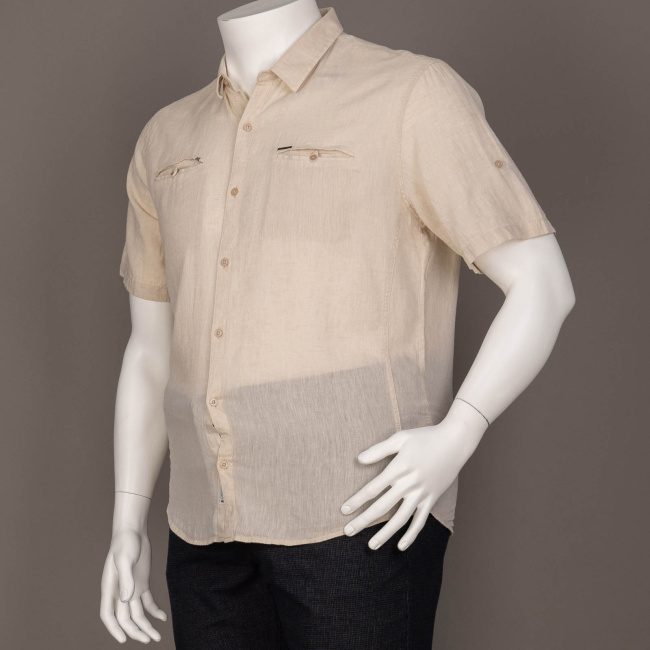 Сорочка к.р. Jean Piere бежевый