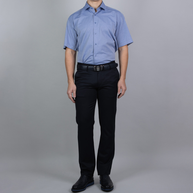 Сорочка к.р. Simoni comfort синяя