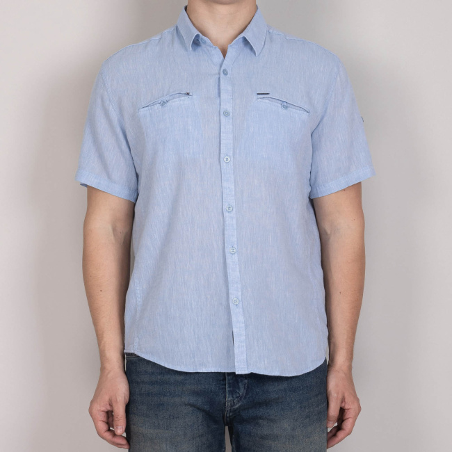 Сорочка к.р. Jean Piere голубая