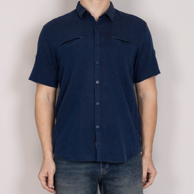 Сорочка к.р. Jean Piere т.индиго