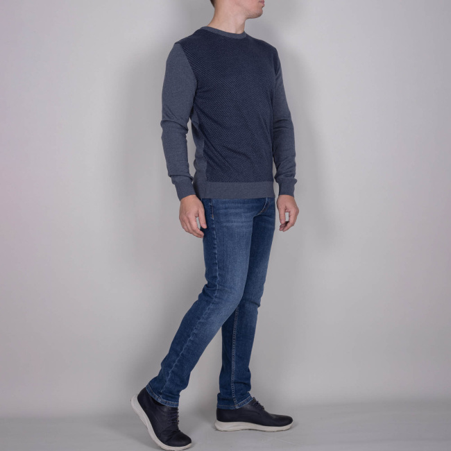 Джемпер Tony Montana индиго меланж