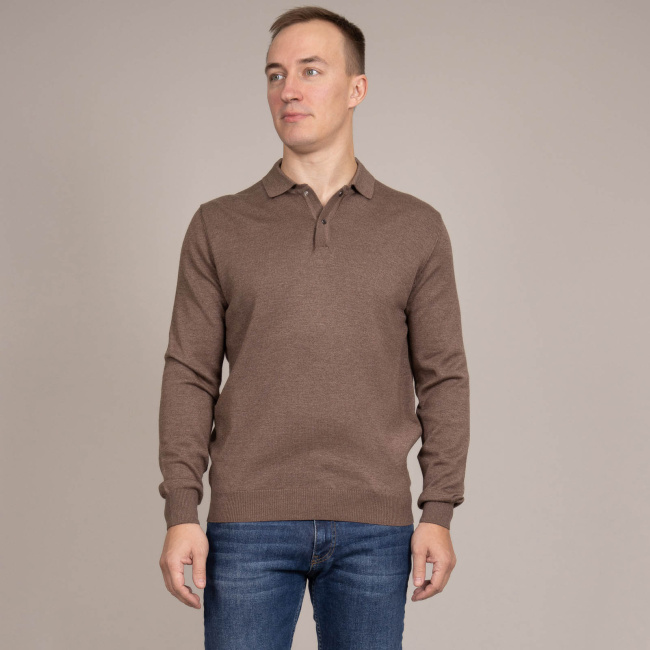 Джемпер Tony Montana коричневый меланж