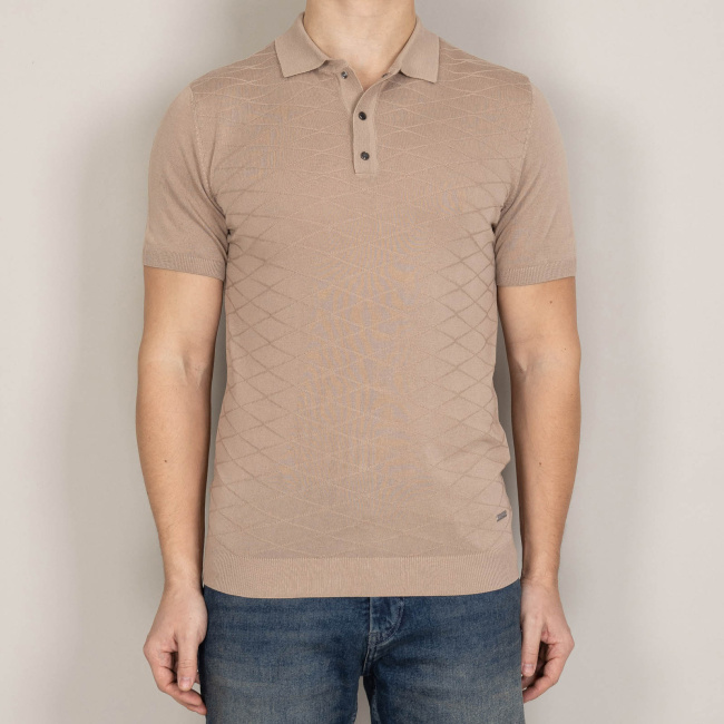 Поло Konko т. бежевый