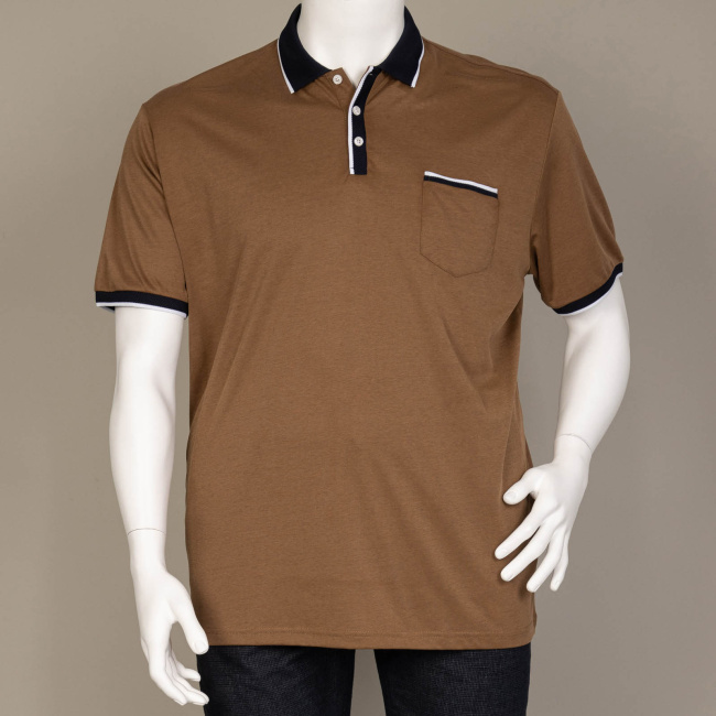 Поло Tony Montana коричневый