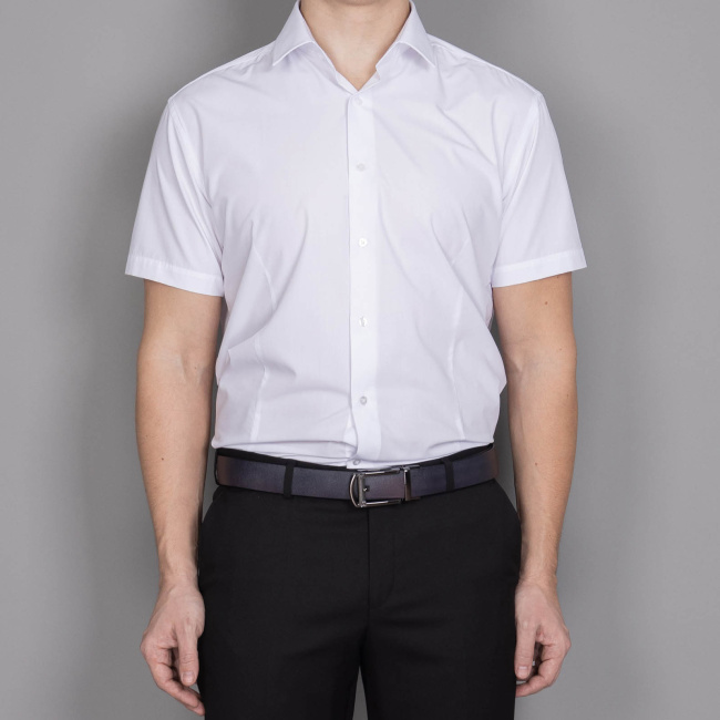 Сорочка к.р. Good Manners slim белая