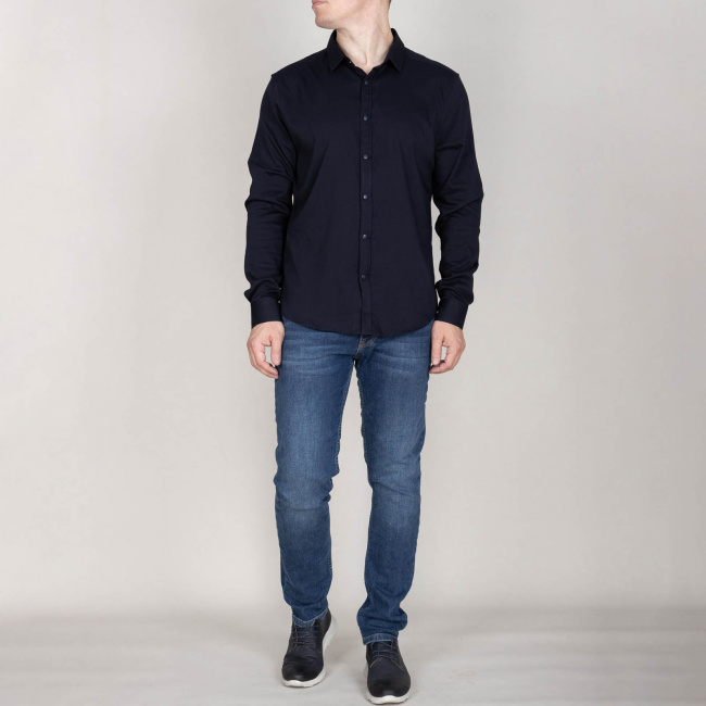 Сорочка Amato синяя