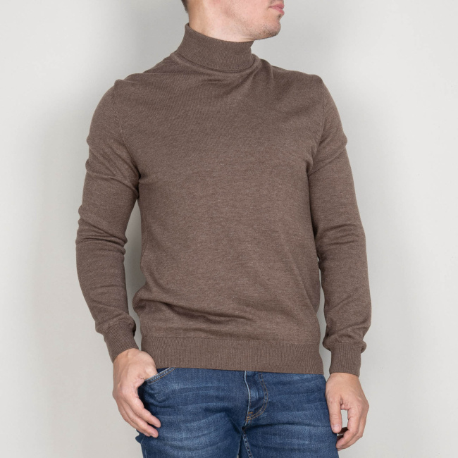 Джемпер Tony Montana коричневый меланж