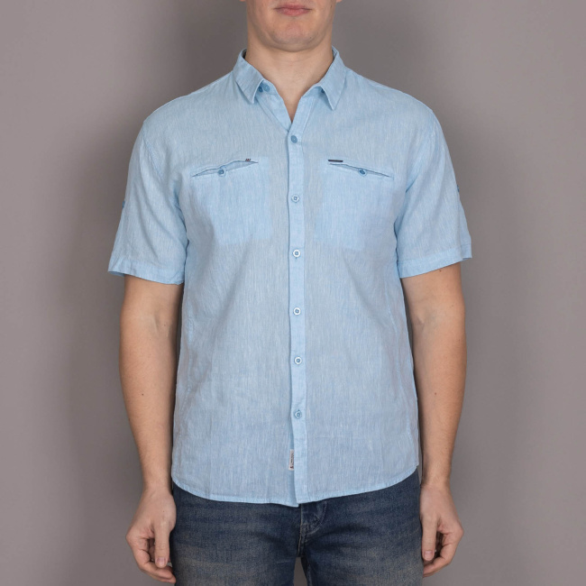 Сорочка к.р. Jean Piere бирюза